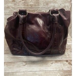 - FRYE burgundy authentic leather purse